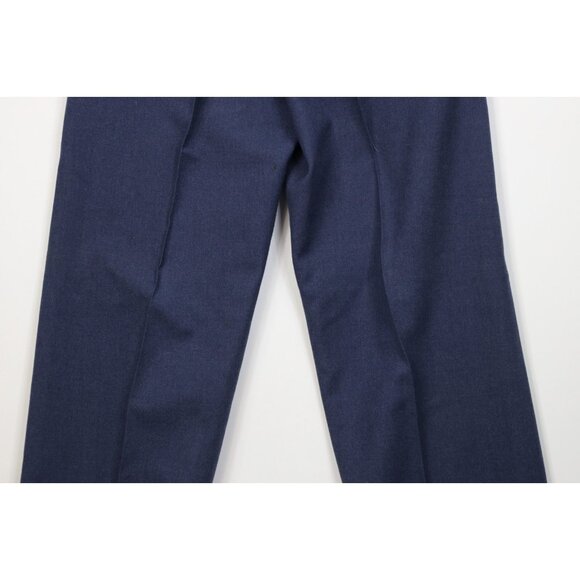Vtg 50s Korean War USGI Mens 30x31 Wool Serge 18oz USAF Wide Leg Pants Trousers - Picture 14 of 15